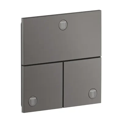 Axor ShowerSelect ID - zemapmetuma vārsts, 3 patērētājiem, hroms melns birstēts 36780340