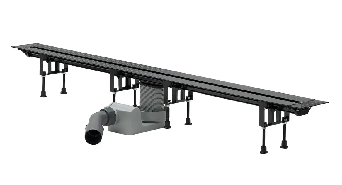 Viega Advantix Vario - dušas noteka 30-120 cm, melna 686277