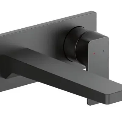 Duravit Manhattan - zemapmetuma izlietnes maisītājs, matēti melns MH1070004046