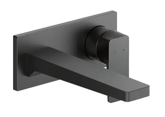 Duravit Manhattan - zemapmetuma izlietnes maisītājs, matēti melns MH1070004046