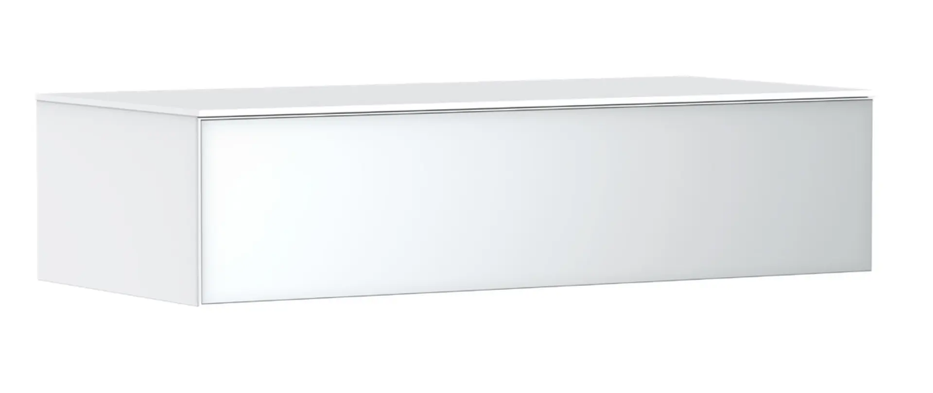 Hansgrohe Xevolos E - sānu skapītis, 29x118x55 cm, 1 atvilktne, matēti balts/metāliski balts 54325320
