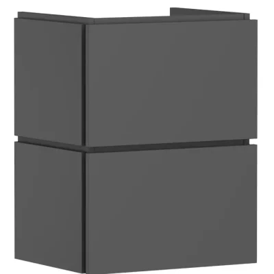 Hansgrohe Xilesa E - izlietnes skapītis, 62x48x38 cm, 2 atvilktnes, matēti pelēks 54290760