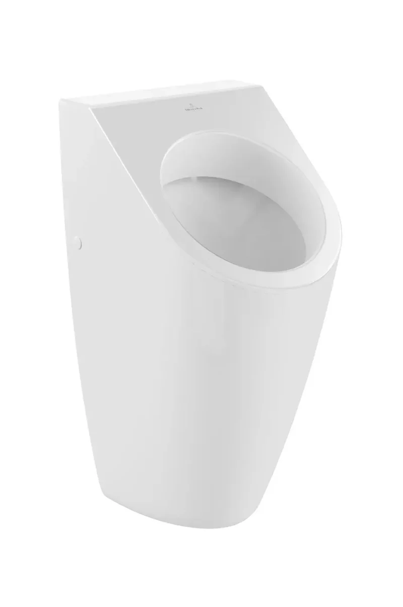 Villeroy & Boch Architectura - nosūces pisuārs, pievads no aizmugures, Alpu balts 55860001