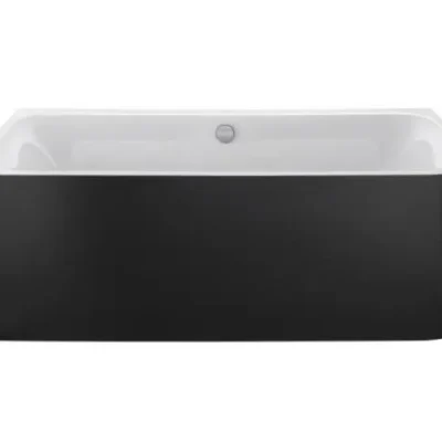 Duravit Happy D.2 Plus - vanna 180x80 cm, kreisā puse, ar paneli, balta/grafīts super matēts 700449800000000