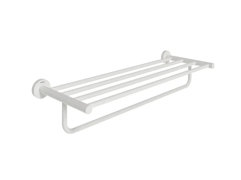 Ravak Kona - dvieļu turētājs ar plauktu, garums 60 cm, matēti balts X07P1318