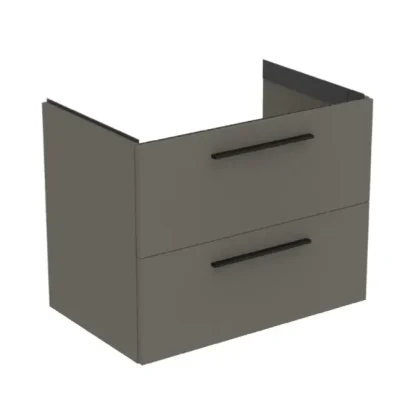 Ideal Standard i.Life B - izlietnes skapītis 80x63x51 cm, 2 atvilktnes, kvarca pelēks matēts T5272NG