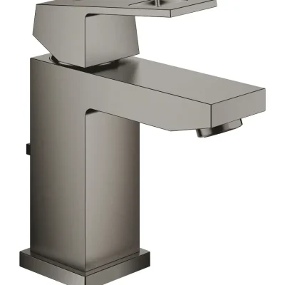 Grohe Eurocube - izlietnes maisītājs ar noteci, Hard Graphite birstēts 23127AL0