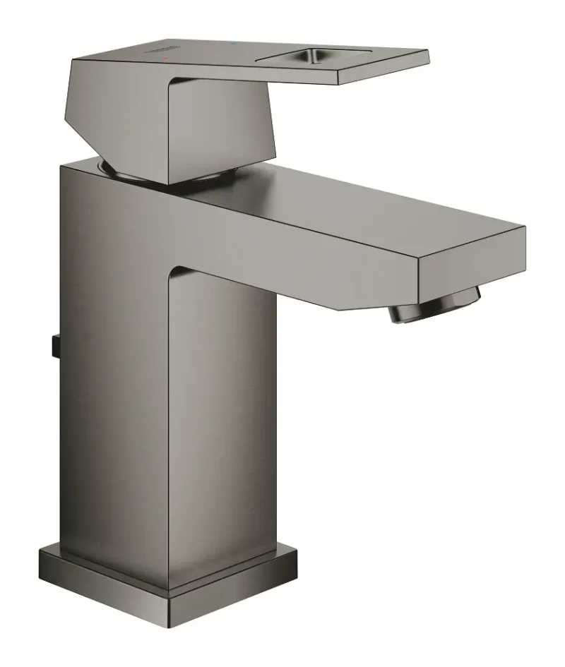 Grohe Eurocube - izlietnes maisītājs ar noteci, Hard Graphite birstēts 23127AL0