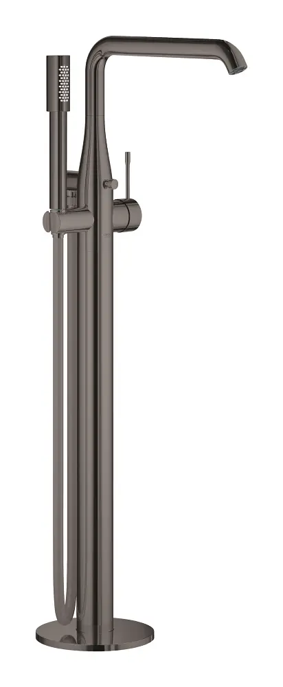Grohe Essence - vannas maisītājs, grīdas montāža, Hard Graphite 23491A01