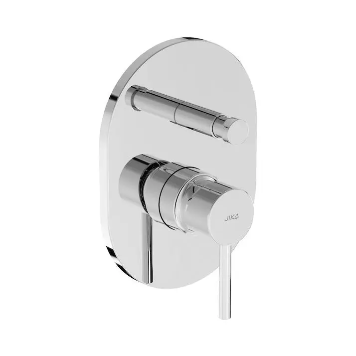 Jika Mio Style - zemapmetuma maisītājs 2 patērētājiem, ar montāžas kārbu, hroms H3212F60040001