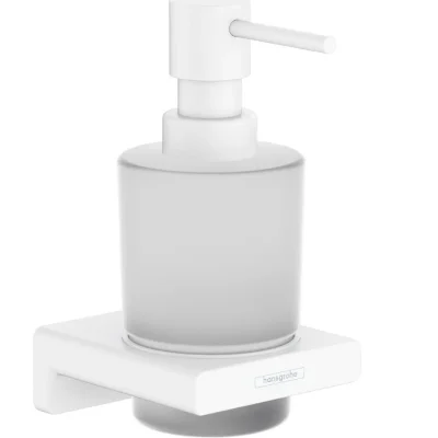 Hansgrohe AddStoris - losjona dozators ar turētāju, matēts stikls/matēti balts 41745700