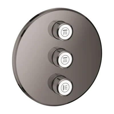 Grohe Grohtherm SmartControl - 3 veidu zemapmetuma ventīlis, Hard Graphite 29122A00
