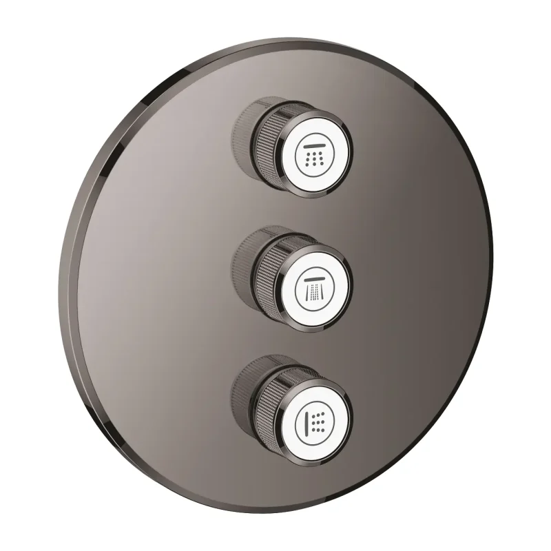 Grohe Grohtherm SmartControl - 3 veidu zemapmetuma ventīlis, Hard Graphite 29122A00
