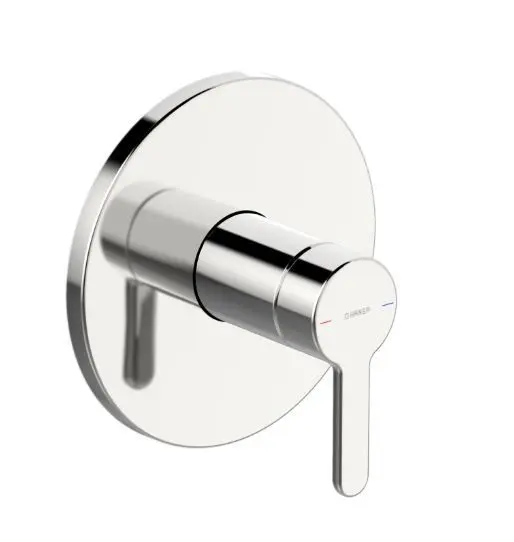 Hansa Designo - dušas maisītājs - zemapmetuma, hroms 81109563