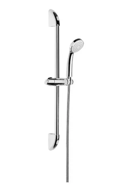 Jika Rio - dušas komplekts: rokas duša, stienis 60 cm un šļūtene 1,7 m, nerūsējošais tērauds/hroms H3651R00043711