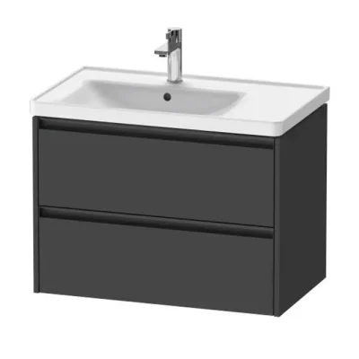 Duravit Ketho.2 - izlietnes skapītis, 55x78x46 cm, 2 atvilktnes, grafīts matēts K25285049490000