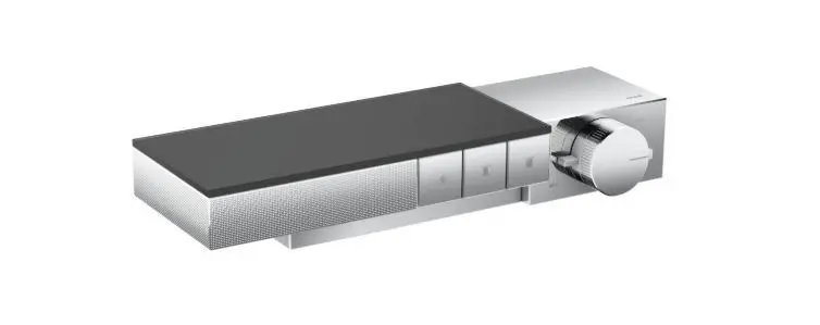 Axor Edge - zemapmetuma maisītājs 3 patērētājiem, hroms / dimanta slīpējums 46141000