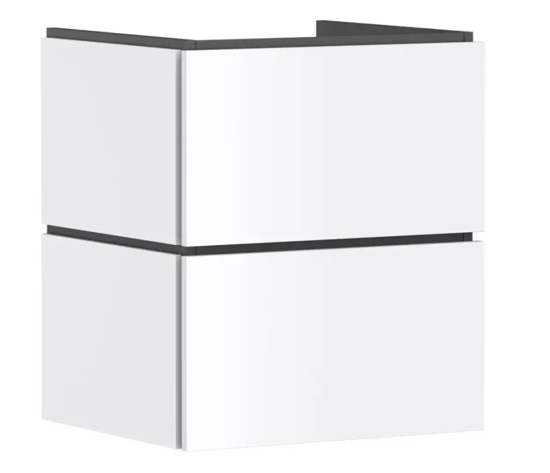 Hansgrohe Xilesa E - izlietnes apakšskapītis, 62x53x47 cm, 2 atvilktnes, matēti balts 54252700