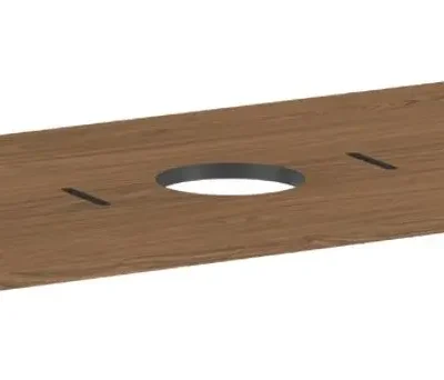 Hansgrohe Xilesa E - izlietnes virsma, 118x55 cm, izgriezums vidū, balts matēts 54277700