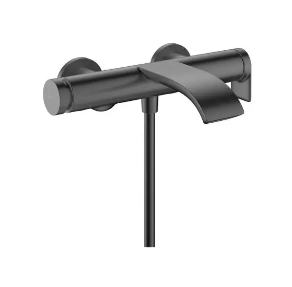Hansgrohe Vivenis - vannas maisītājs, hroms melns birstēts 75420340