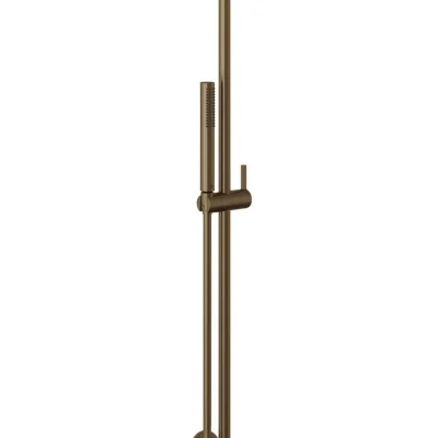 Kludi Nova Fonte - dušas galvas, stieņa un šļūtenes komplekts, matēta bronza 20840N1-15