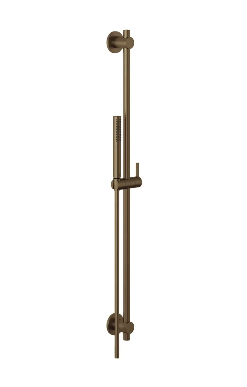 Kludi Nova Fonte - dušas galvas, stieņa un šļūtenes komplekts, matēta bronza 20840N1-15