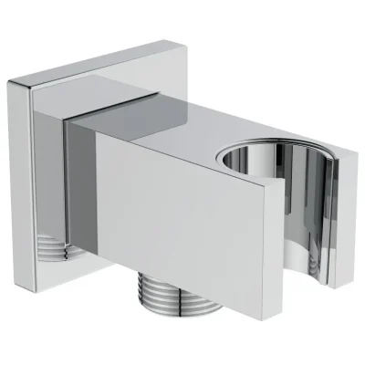 Ideal Standard Idealrain Atelier - sienas pieslēguma līkums ar turētāju, hroms BC771AA