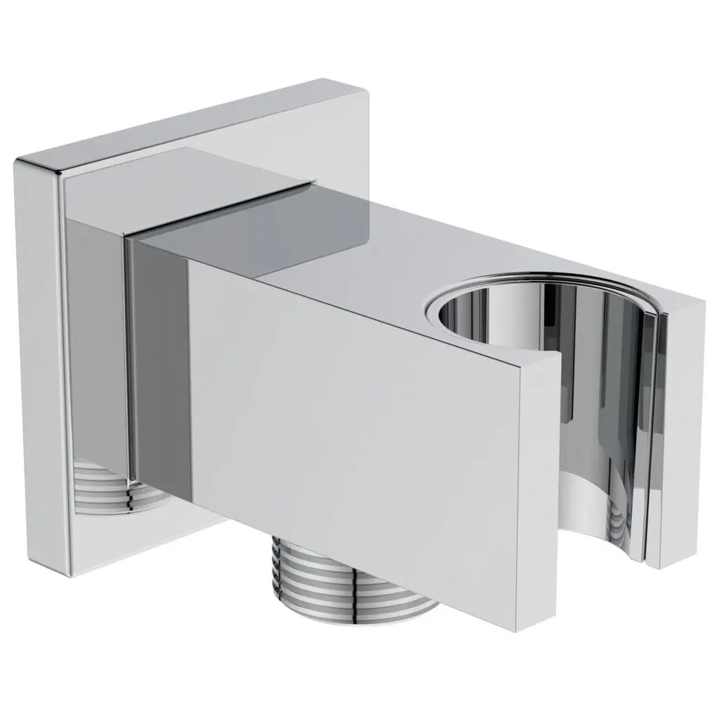 Ideal Standard Idealrain Atelier - sienas pieslēguma līkums ar turētāju, hroms BC771AA