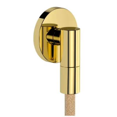 Hansgrohe FixFit Fine S - sienas pieslēguma līkums, pulēta zelta apdare 28882990