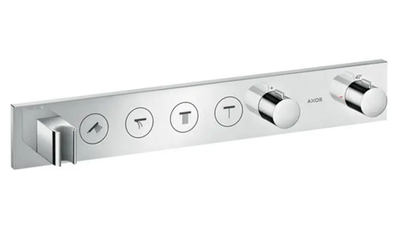 Axor ShowerSolutions - termostata dušas maisītājs Select 600/90 - zemapmetuma 4 patērētājiem, hroms 18357000
