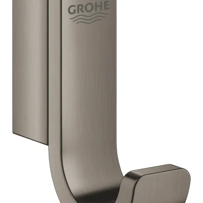 Grohe Selection - peldmēteļa āķis, Hard Graphite birstēts 41039AL0