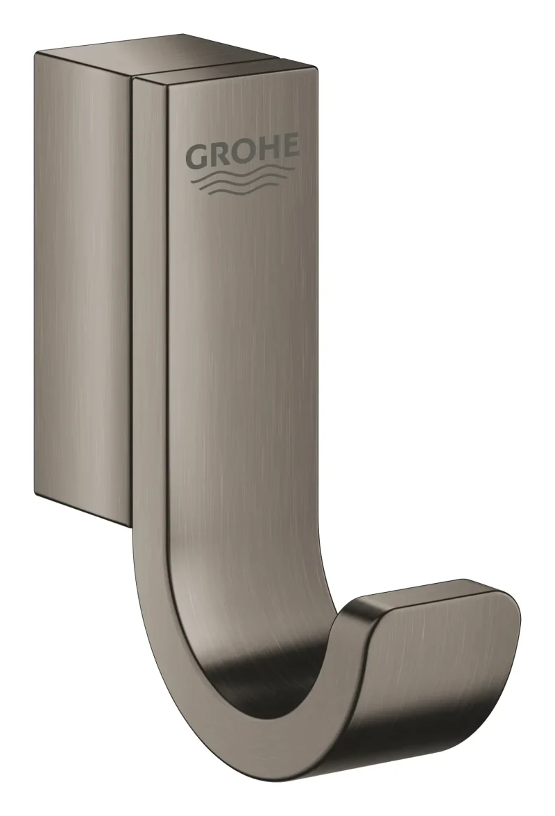 Grohe Selection - peldmēteļa āķis, Hard Graphite birstēts 41039AL0