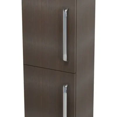 Sapho Amelie - augstais skapis ar veļas grozu 35x140x30 cm, melnkoks, kreisais 62031L