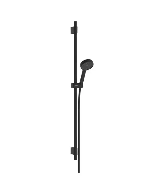 Hansgrohe Activera Select S - rokas dušas, stieņa un šļūtenes komplekts, 2 strūklas veidi, EcoSmart, matēti melns 28050670
