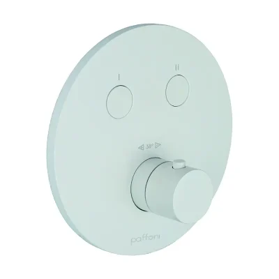 Paffoni Compact Box - zemapmetuma termostata maisītājs, 2 patērētājiem, matēti balts CPT018BO