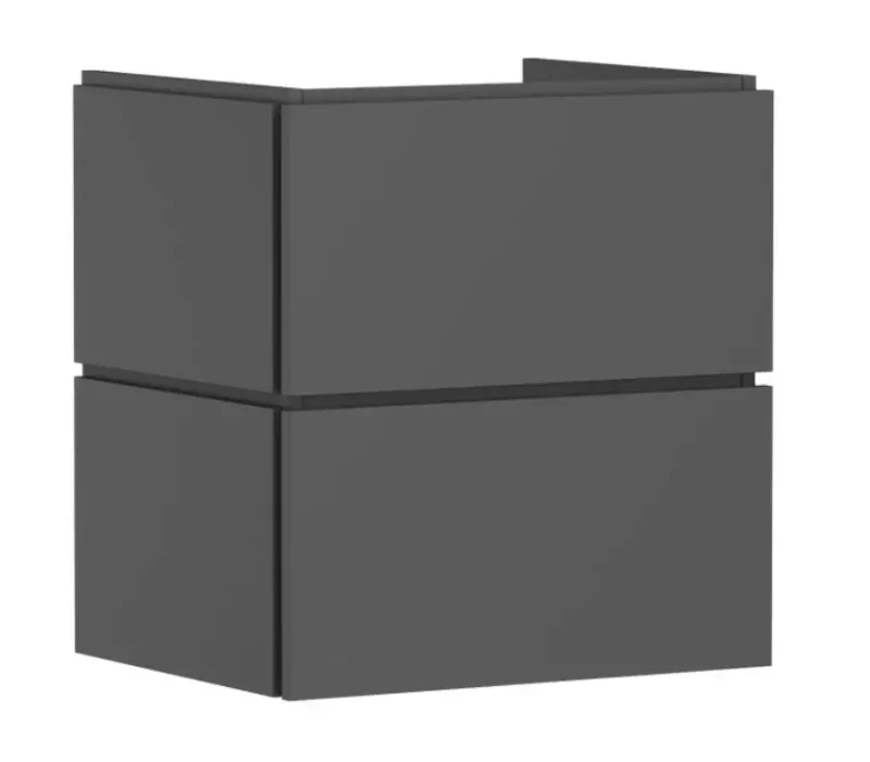 Hansgrohe Xilesa E - izlietnes apakšskapītis, 62x58x47 cm, 2 atvilktnes, matēti pelēks 54254760