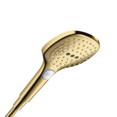 Hansgrohe Raindance Select E - dušas galva 120 3jet, pulēts zelts 26520990