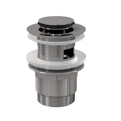 Alcadrain aksesuārs - izlietnes noteces komplekts 5/4" ar pārplūdi, ClickClack, metāls A39