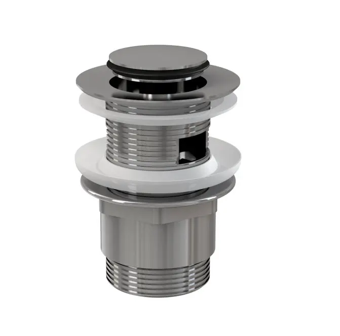 Alcadrain aksesuārs - izlietnes noteces komplekts 5/4" ar pārplūdi, ClickClack, metāls A39