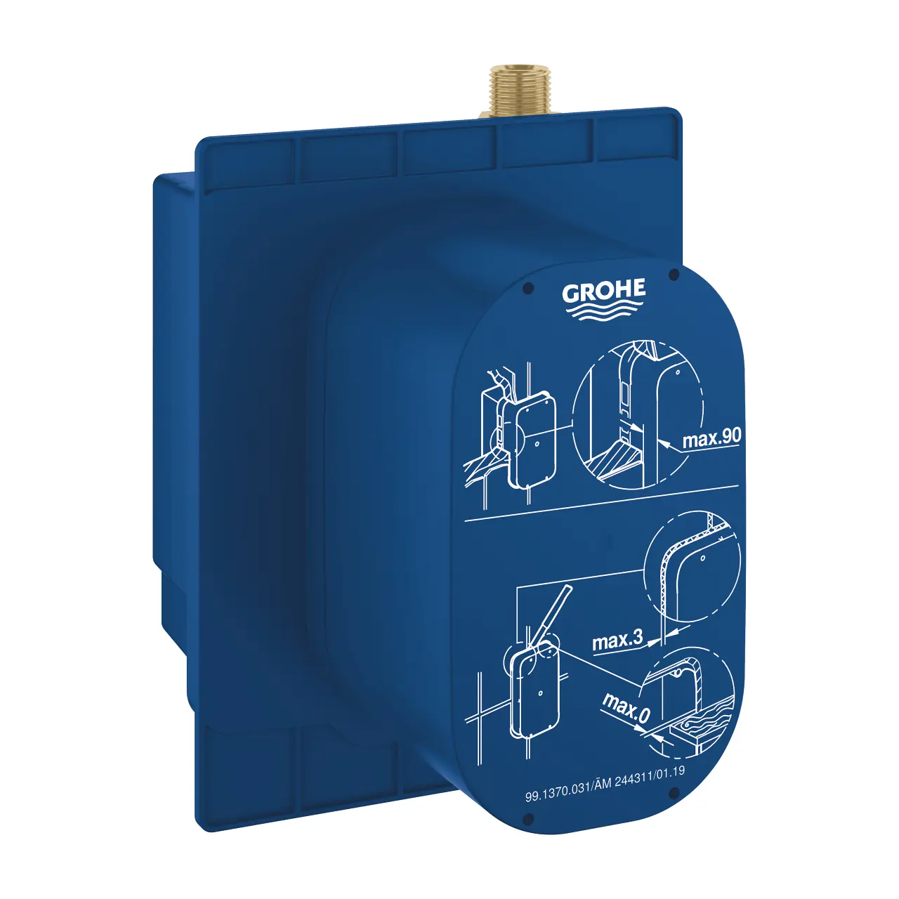 Grohe montāžas elementi - iebūves korpuss elektroniskam maisītājam 36337001