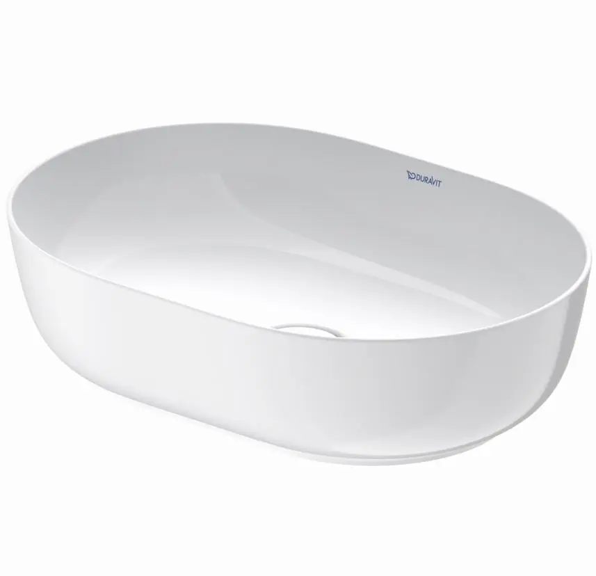 Duravit Luv - uzliekamā izlietne 500x350, bez pārplūdes, WonderGliss, balta 03795000001