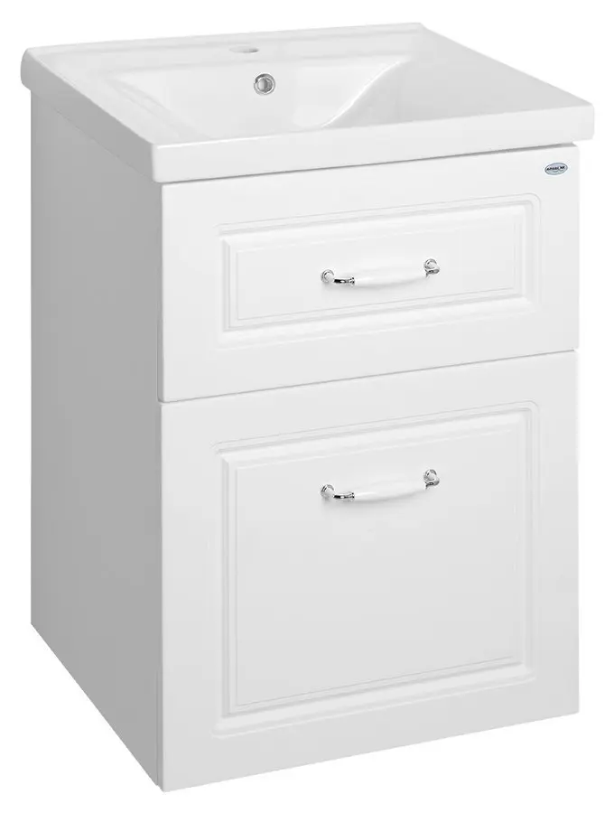 Aqualine Favolo - izlietnes apakšskapis 52x73x44 cm, balts matēts FV255