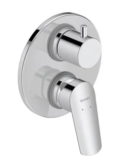 Duravit DuraStyle Basic - zemapmetuma maisītājs 2 patērētājiem, ar montāžas korpusu, hroms N15210008010