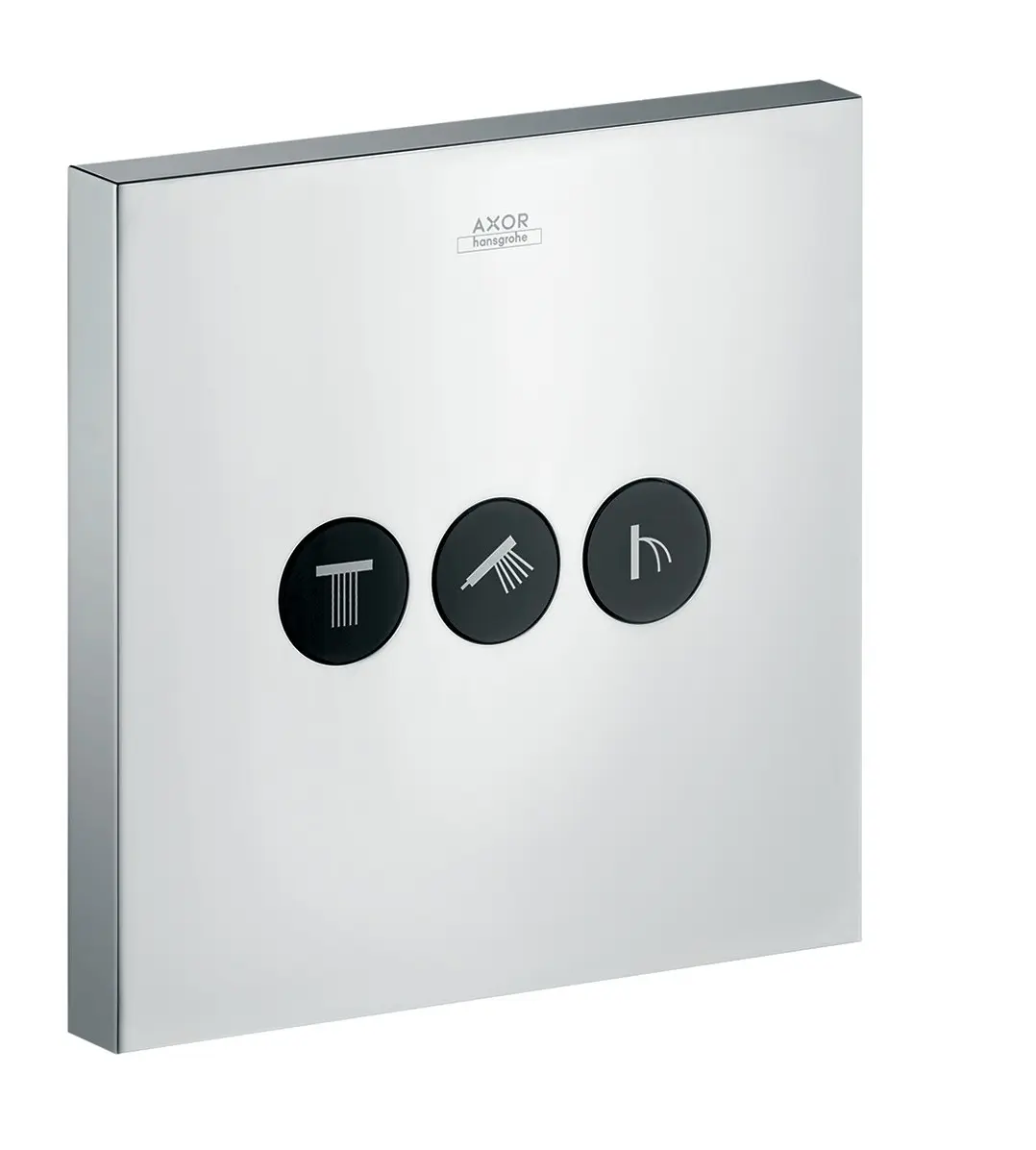 Axor ShowerSelect - noslēgšanas un pārslēgšanas vārsts - zemapmetuma, 3 patērētājiem, hroms 36717000