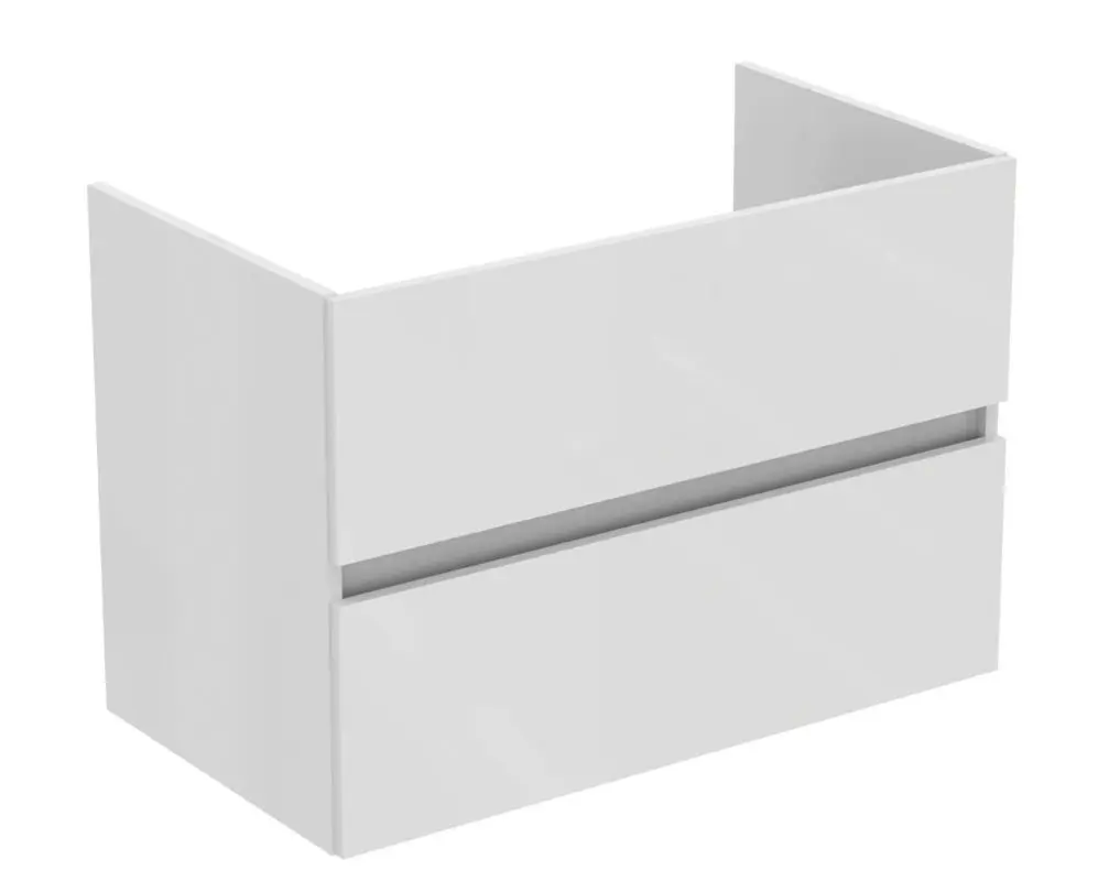 Ideal Standard Eurovit+ - skapītis zem izlietnes, 55x80x44 cm, 2 atvilktnes, balts spīdīgs R0263WG