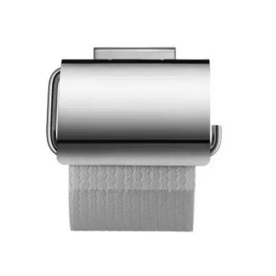Duravit Karree - tualetes papīra turētājs ar vāku, hromēts 0099551000