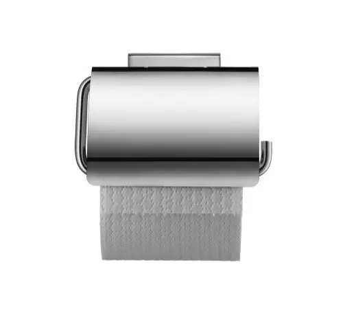 Duravit Karree - tualetes papīra turētājs ar vāku, hromēts 0099551000