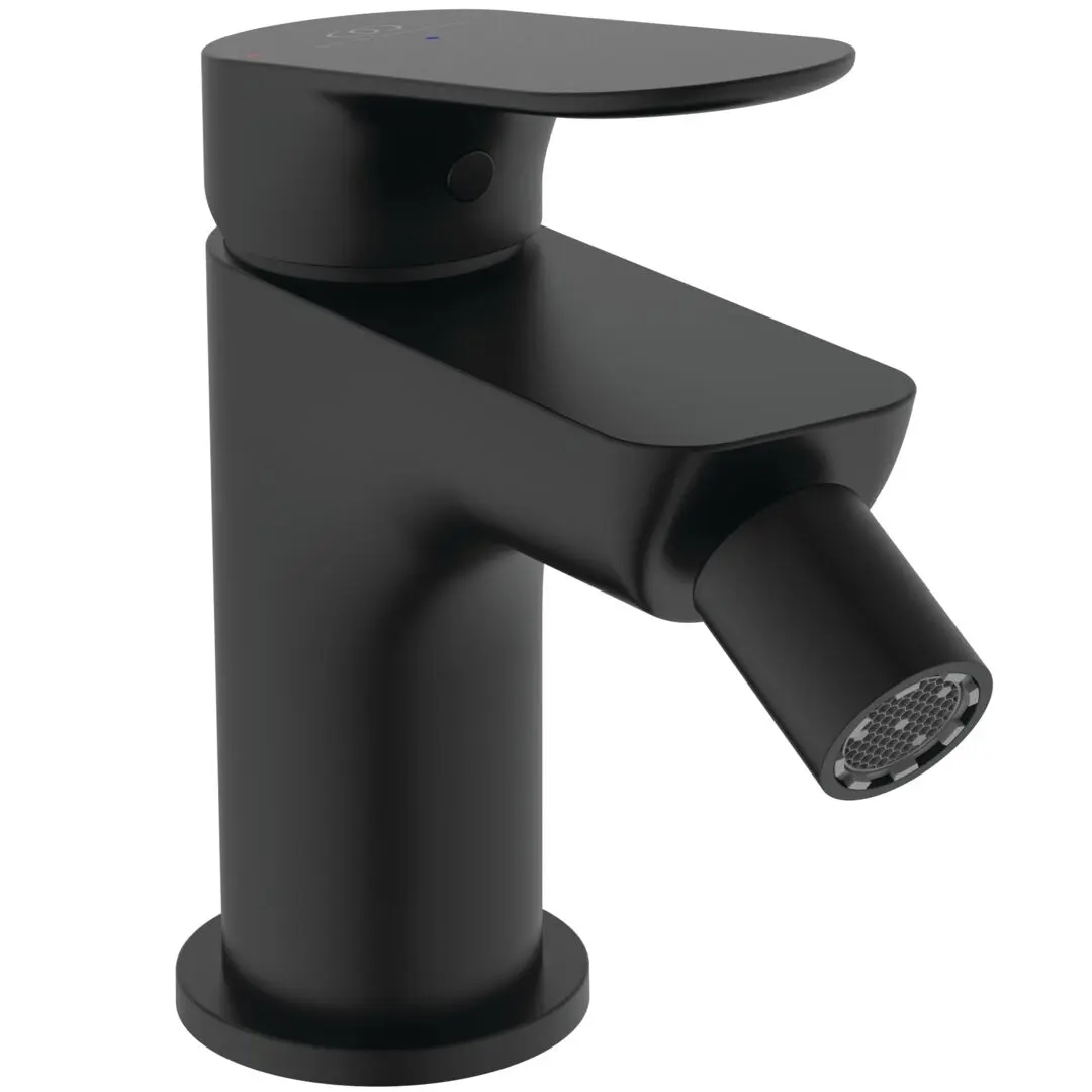 Ideal Standard Ceralife O - bideta maisītājs ar Click-Clack noteces komplektu, BlueStart, zīdaini melns BE021XG