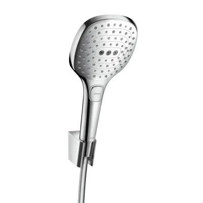 Hansgrohe Raindance Select E - rokas duša 120, ar piederumiem, 3 strūklas, hromēta 26720000