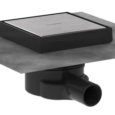 Hansgrohe RainDrain Point - punktveida noteka, 15x15 cm, matēts nerūsējošais tērauds 56249800